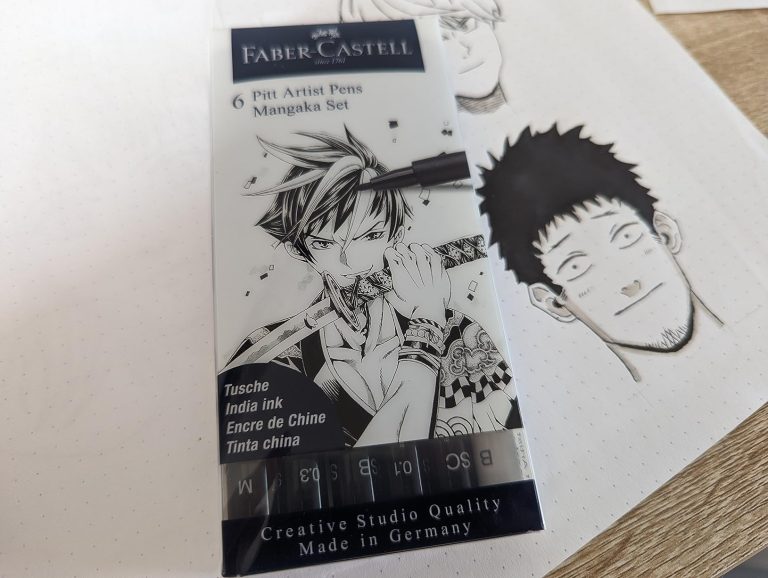 Comparatif feutres pour manga